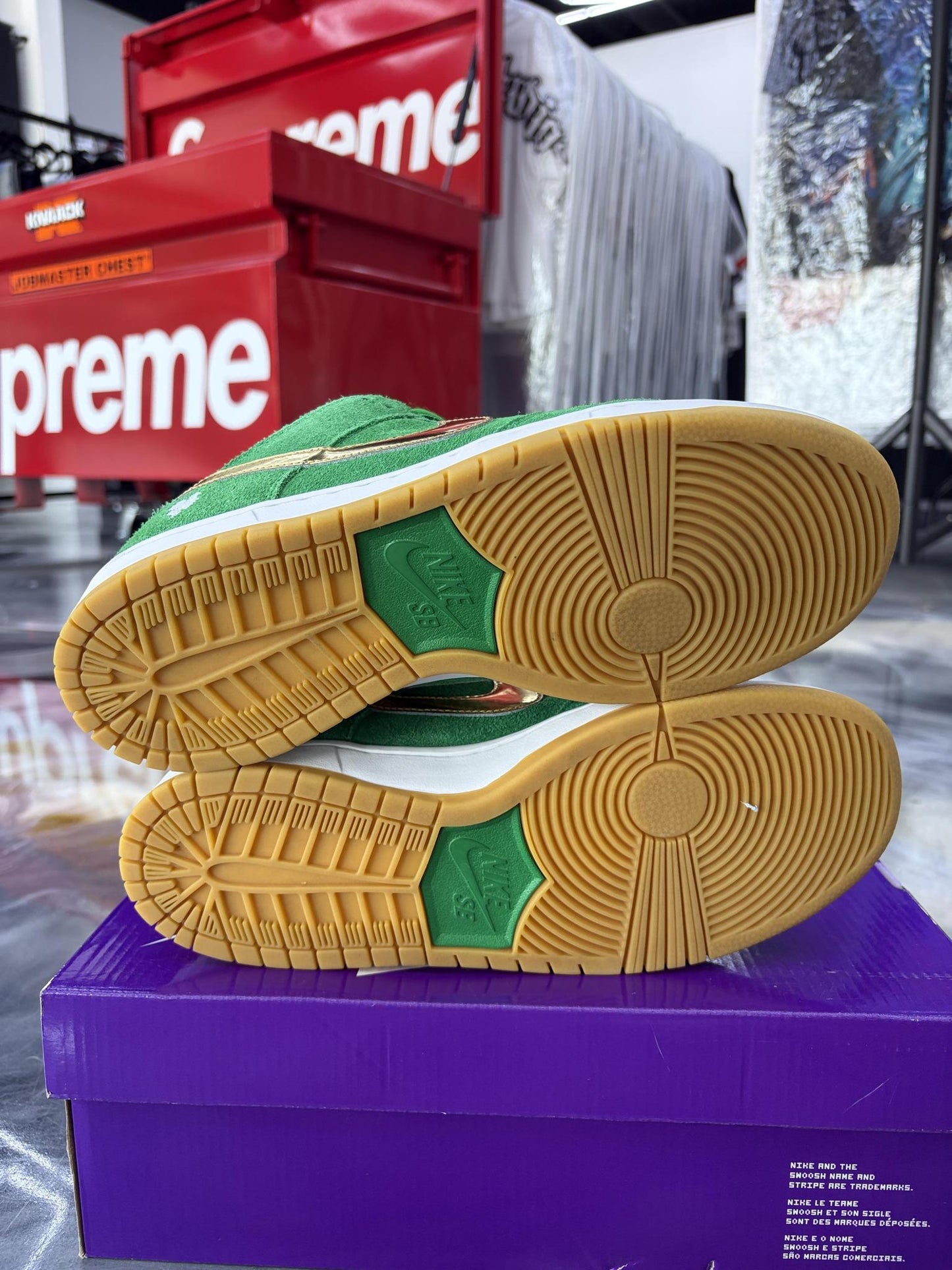 Nike SB Dunk Low "St. Patricks Day" Used Size 9.5