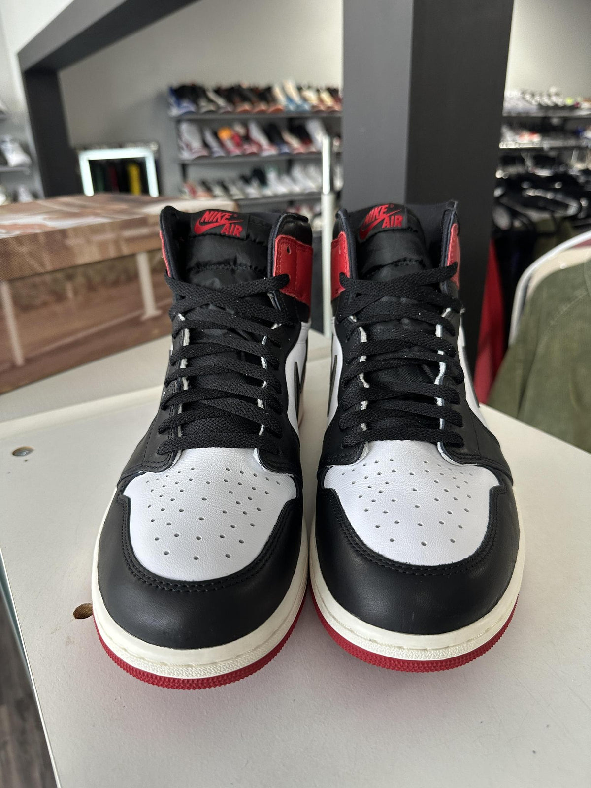 Jordan 1 "Black Toe Reimagined" Used Size 12