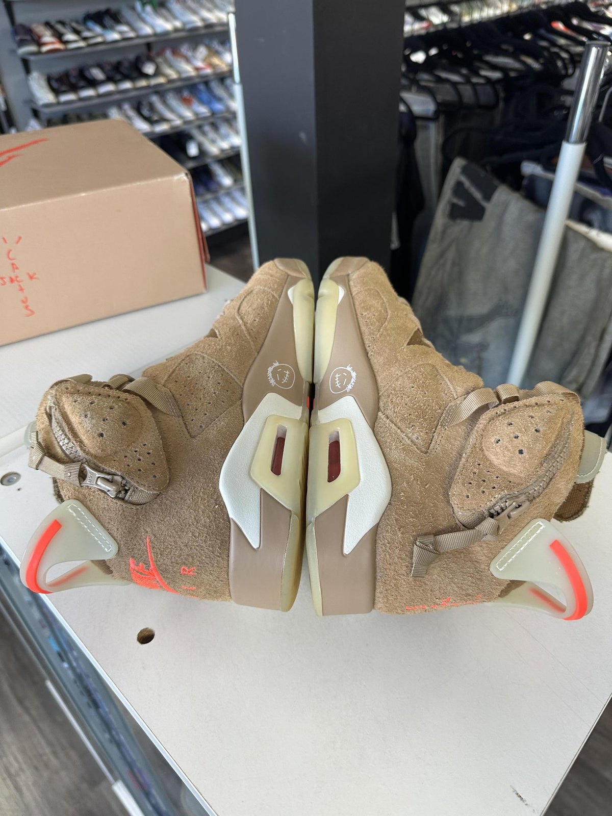 Jordan 6 x Travis Scott "British Khaki" Size 10 Used