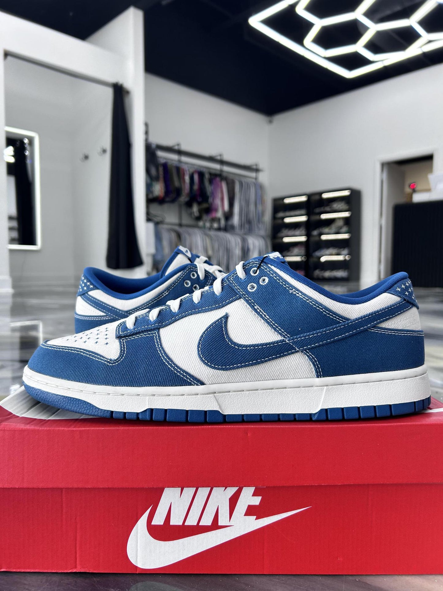 Dunk Low "Sashiko" Used Size 14