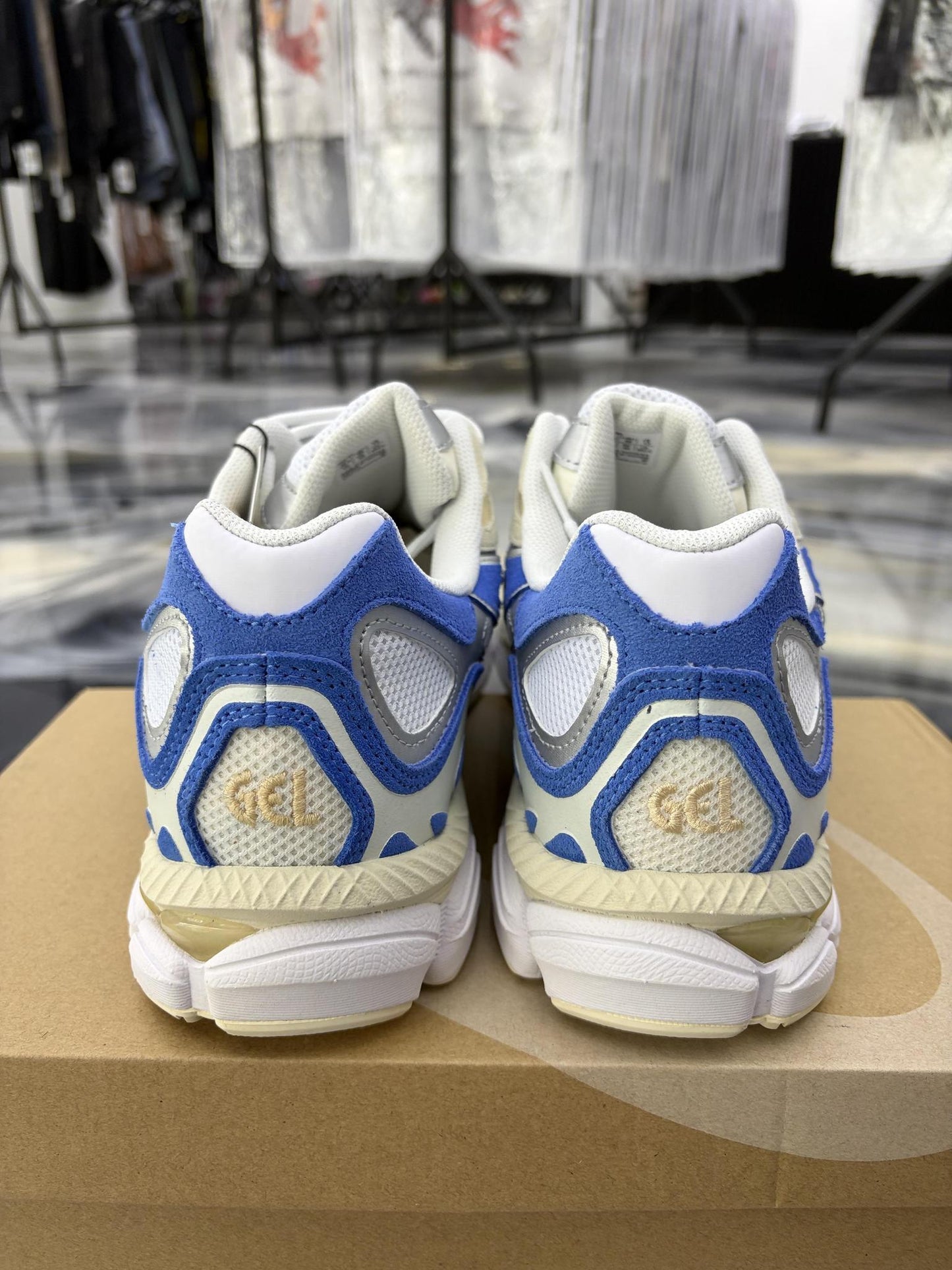 Asic Gel-NYC "White Blue Coast" Size 13