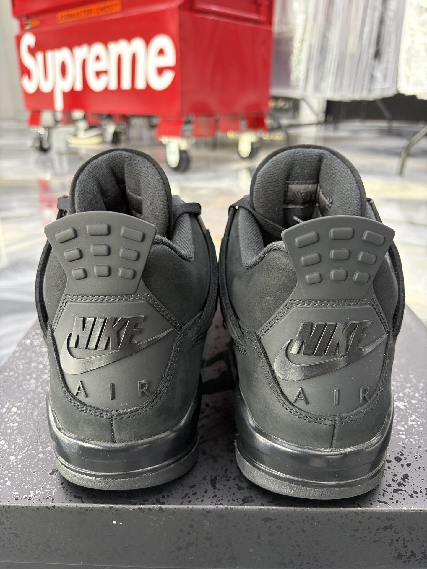 Jordan 4 "Black Cat" Used Size 10.5