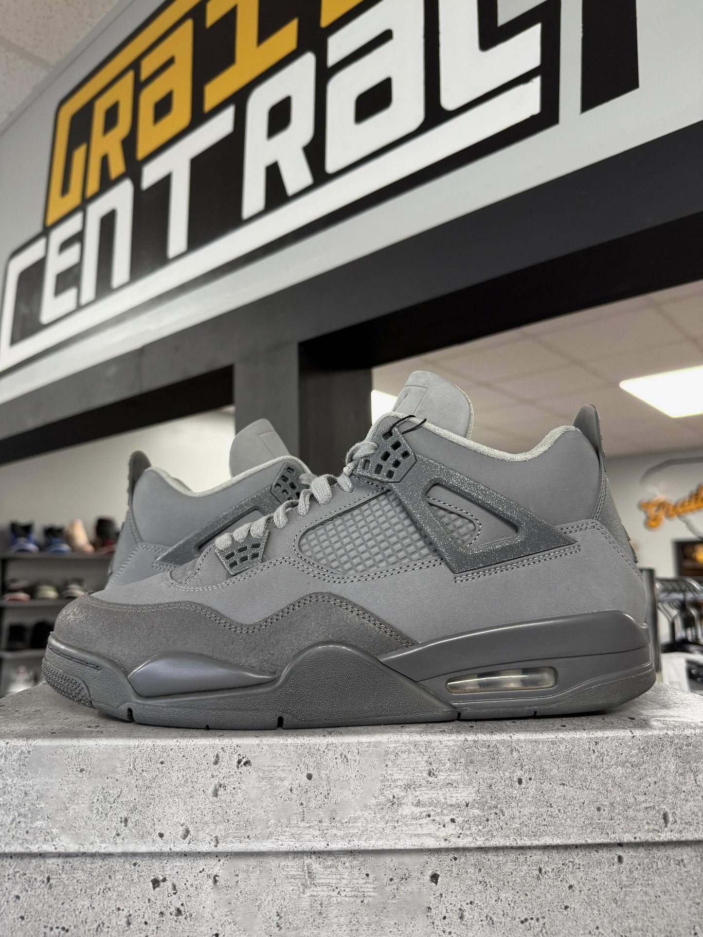Jordan 4 "Wet Cement" Used Size 11.5