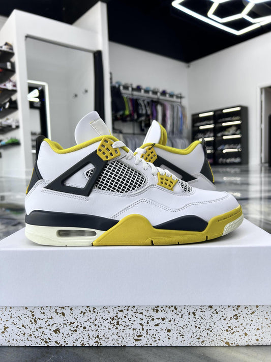 Jordan 4 "Vivid Sulfur" Used Size 10.5M/12W