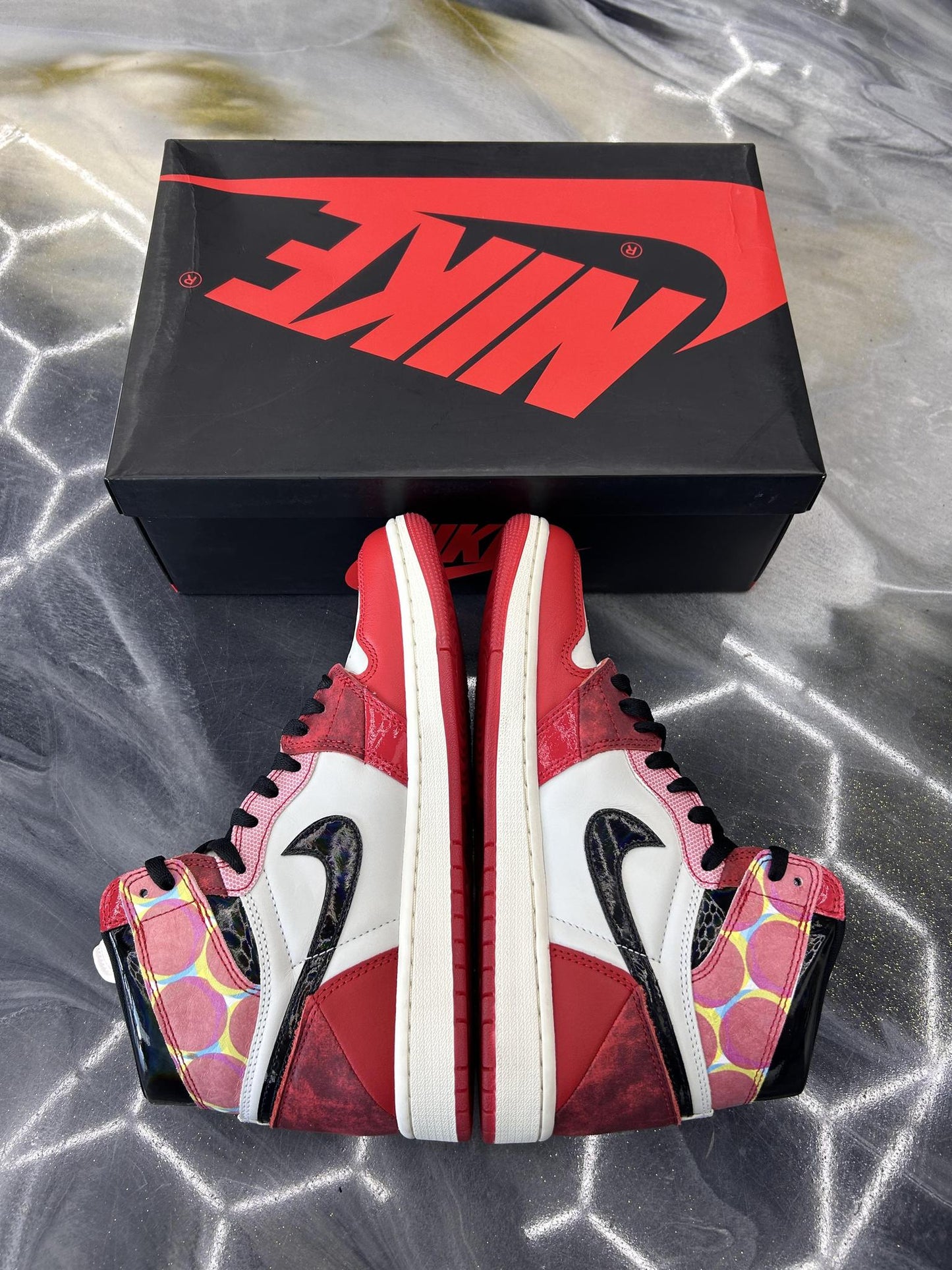 Jordan 1 "Into The Spiderverse" Used Size 9