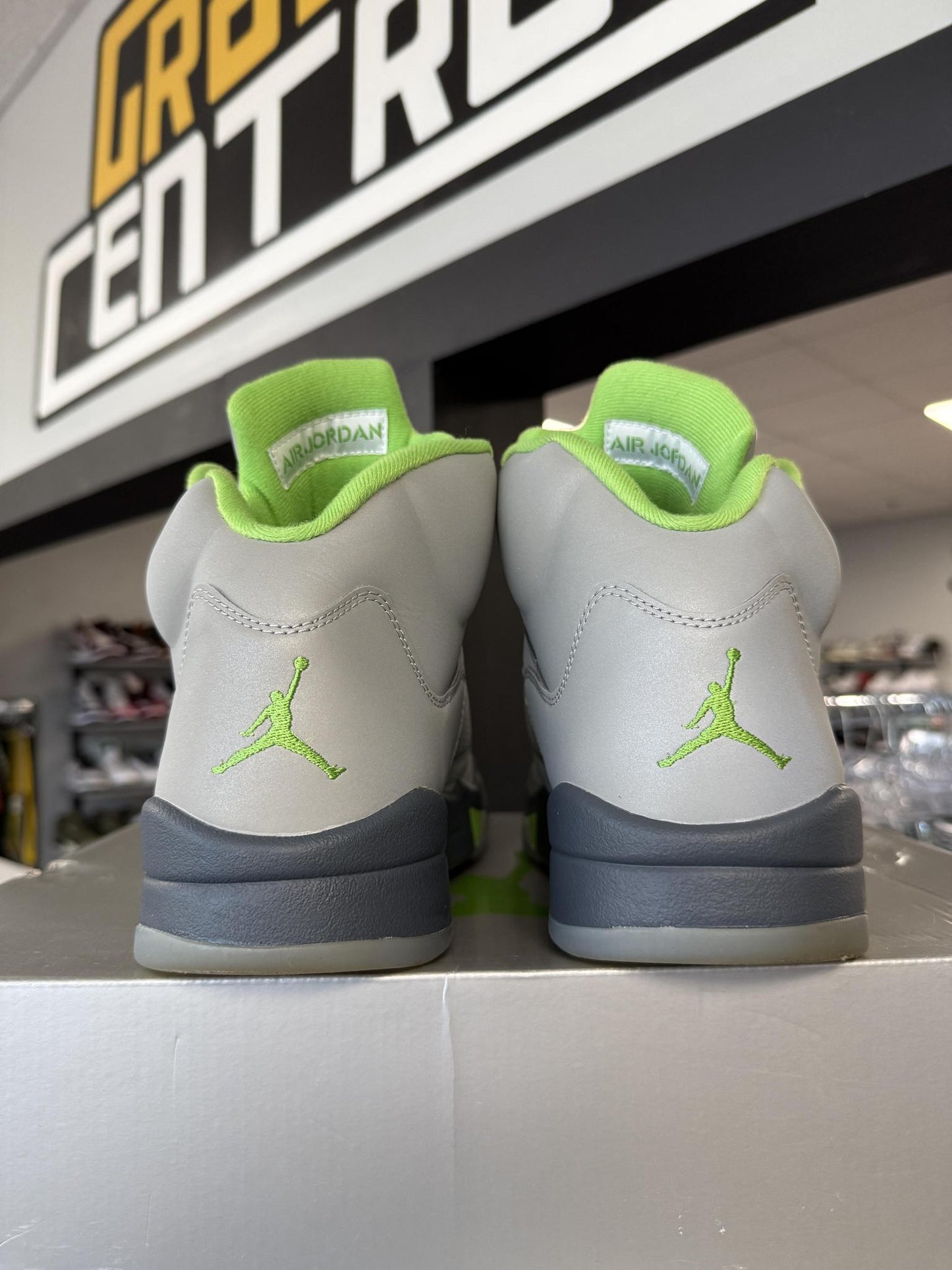 Jordan 5 "Green Bean" Used Size 13