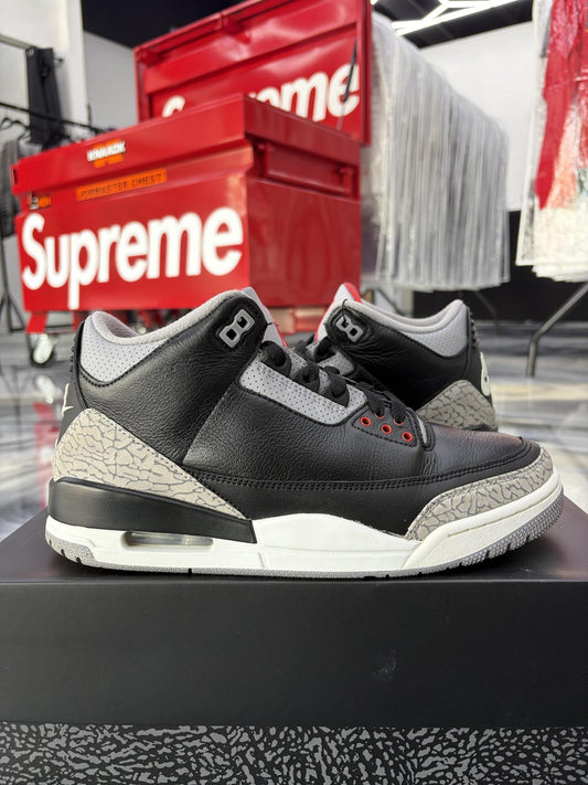 Jordan 3 "Black Cement" Used Size 9