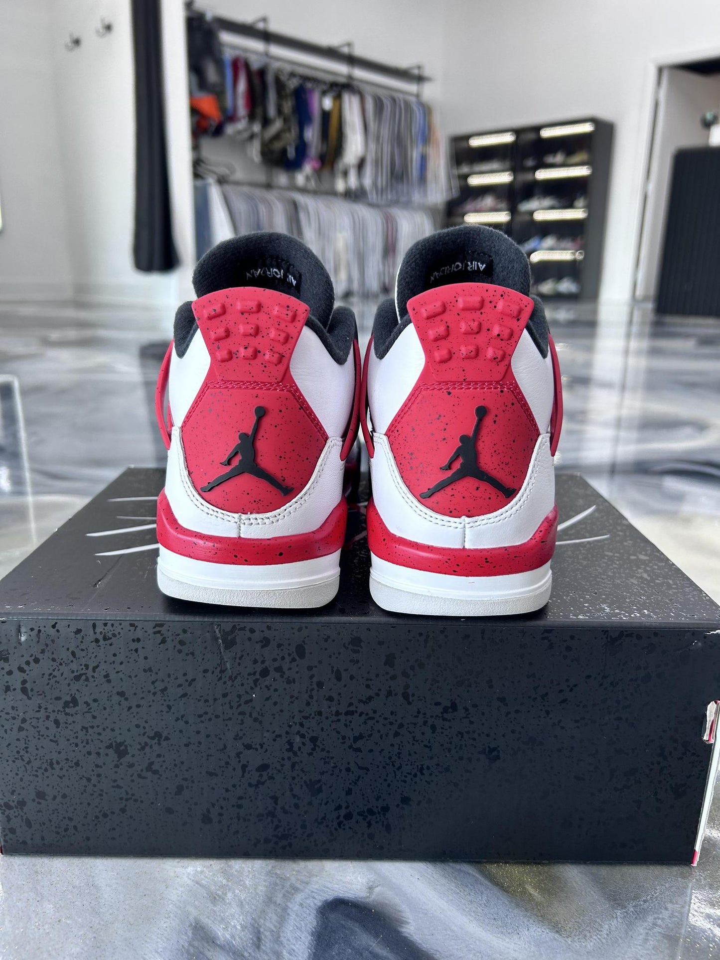 Jordan 4 "Red Cement" Used Size 6.5Y/8W