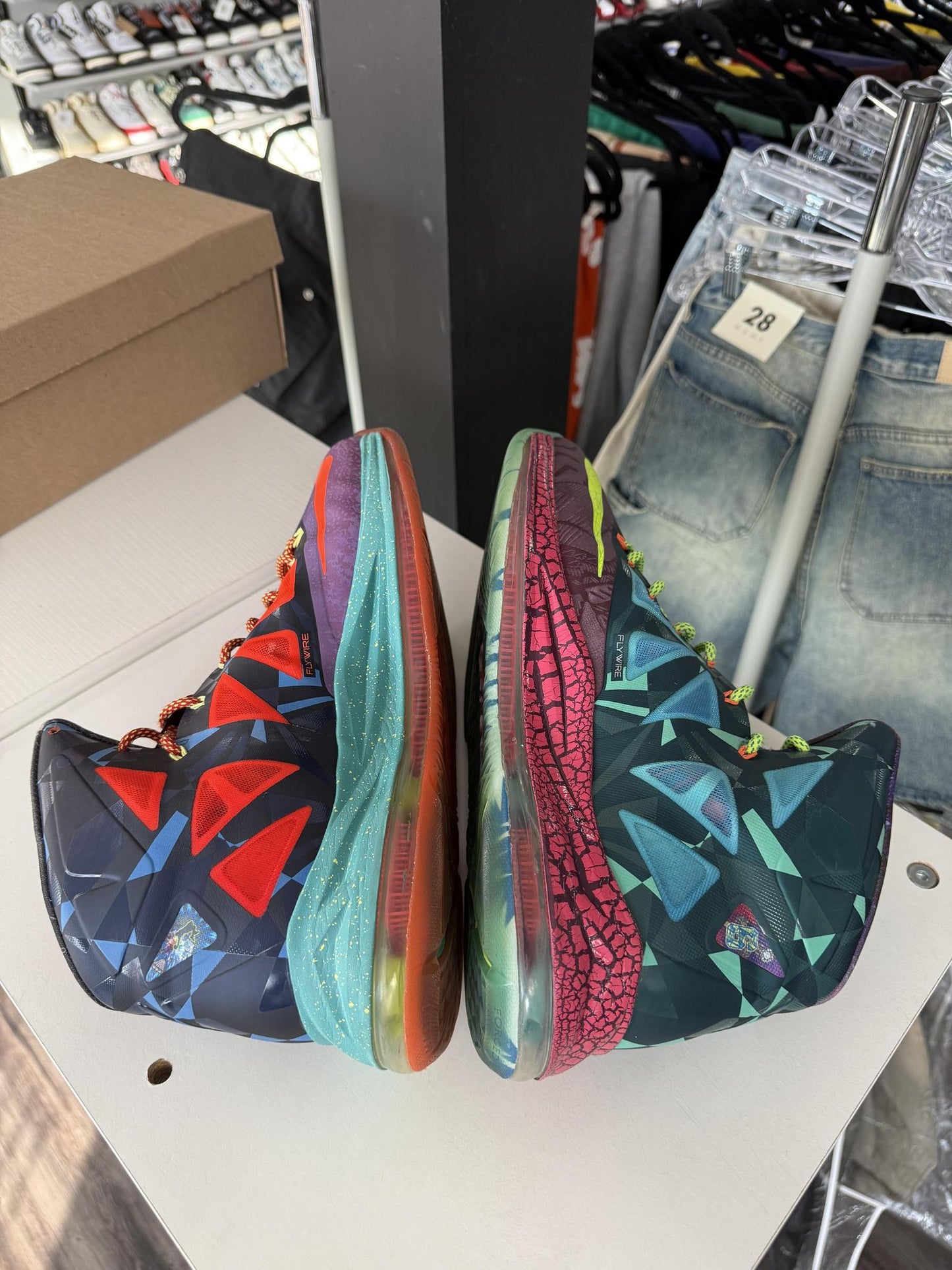Nike Lebron X "What The MVP" Used Size 14