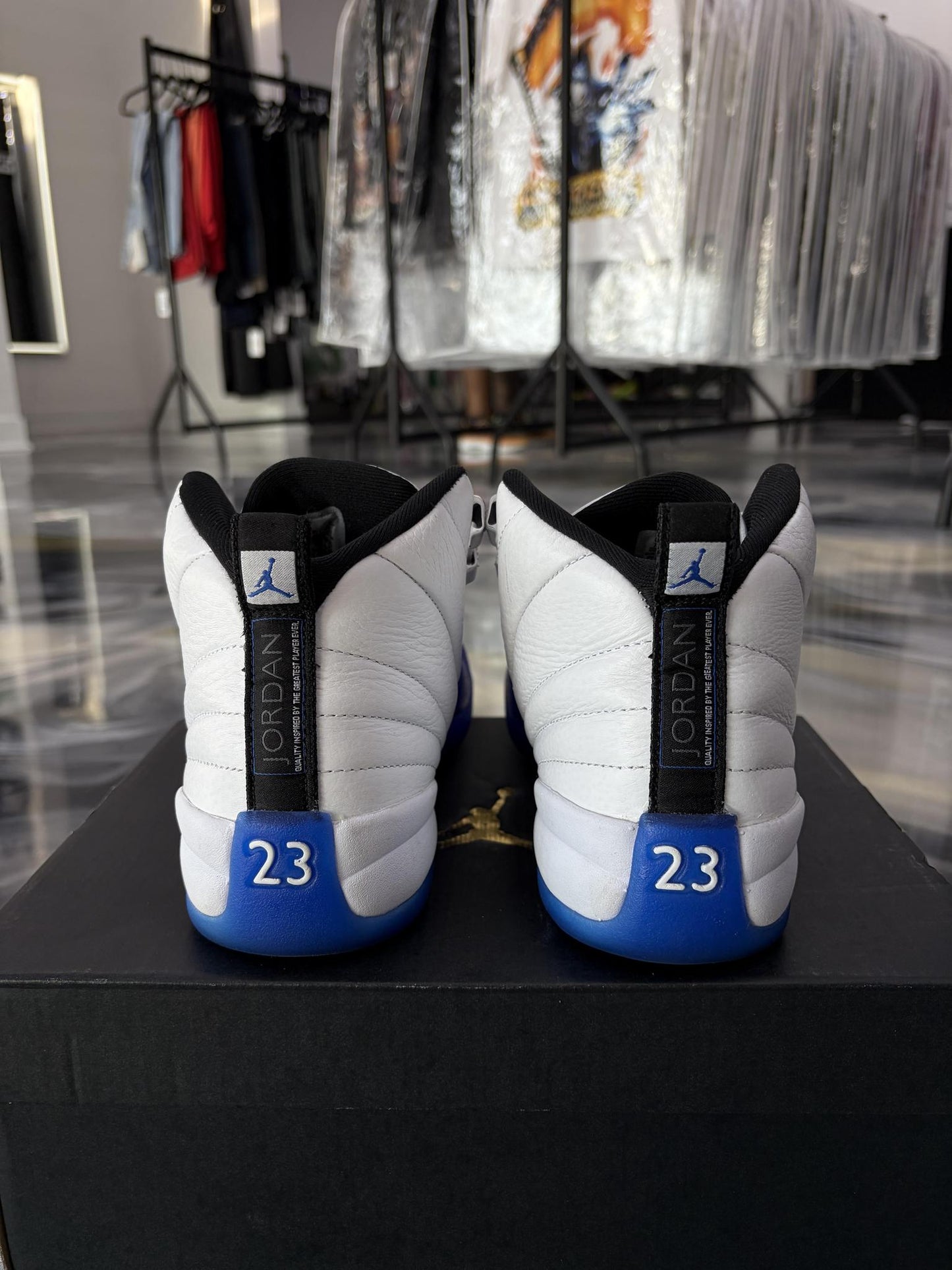 Jordan 12 "Blueberry" Used Size 7Y/8.5W