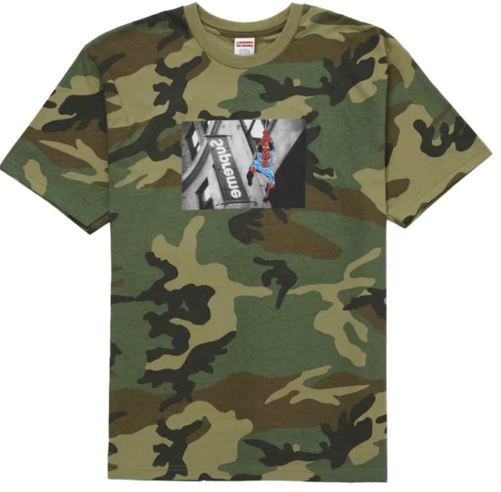 Supreme Spiderman Tee "Camo"