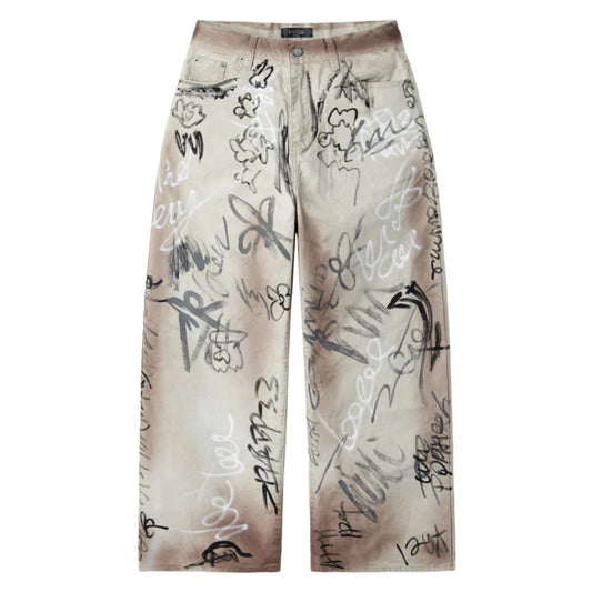 HMDD Grafitti Chinos "Cream/Brown/Black"