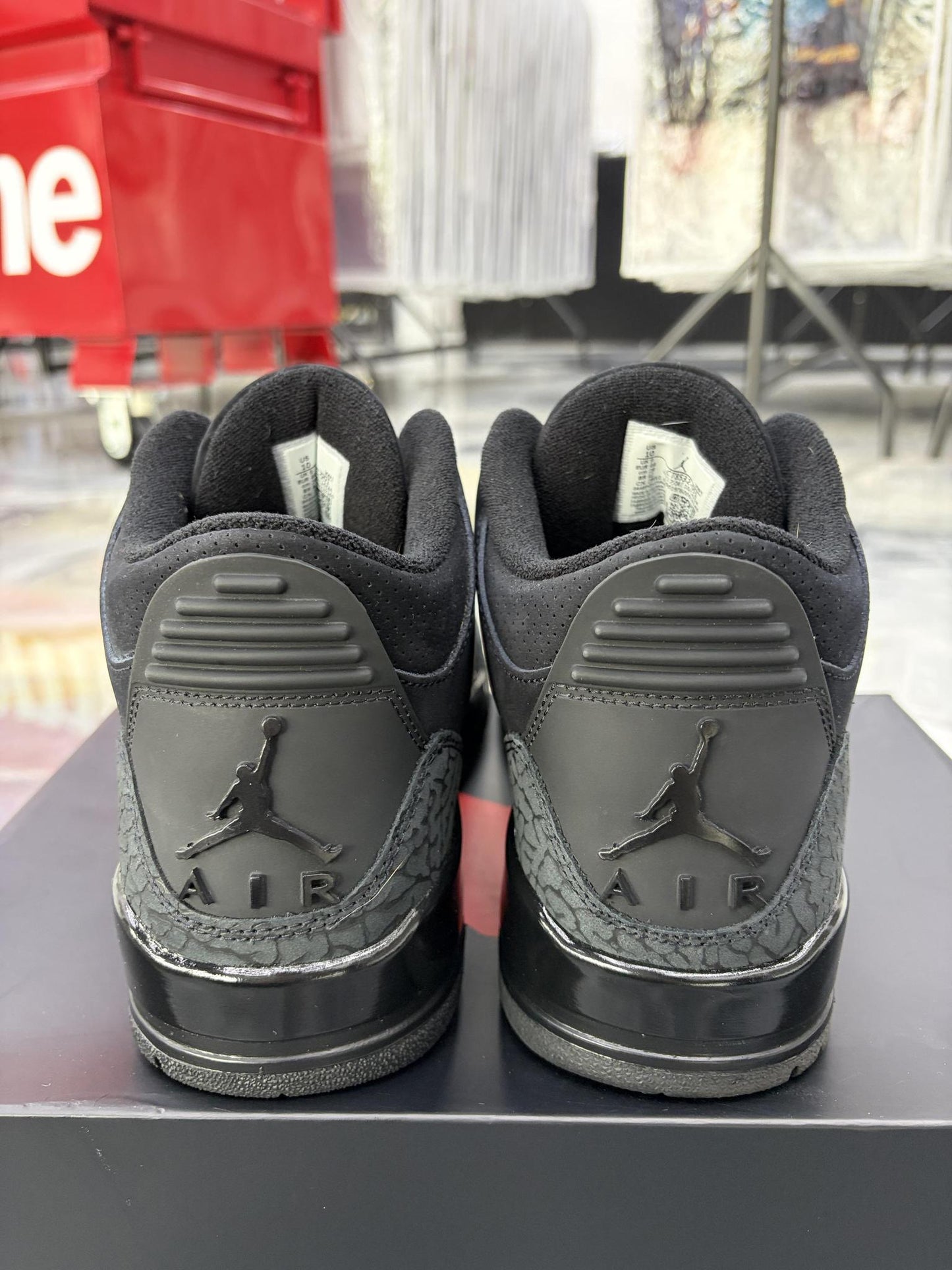 Jordan 3 "Black Cat" Used Size 10
