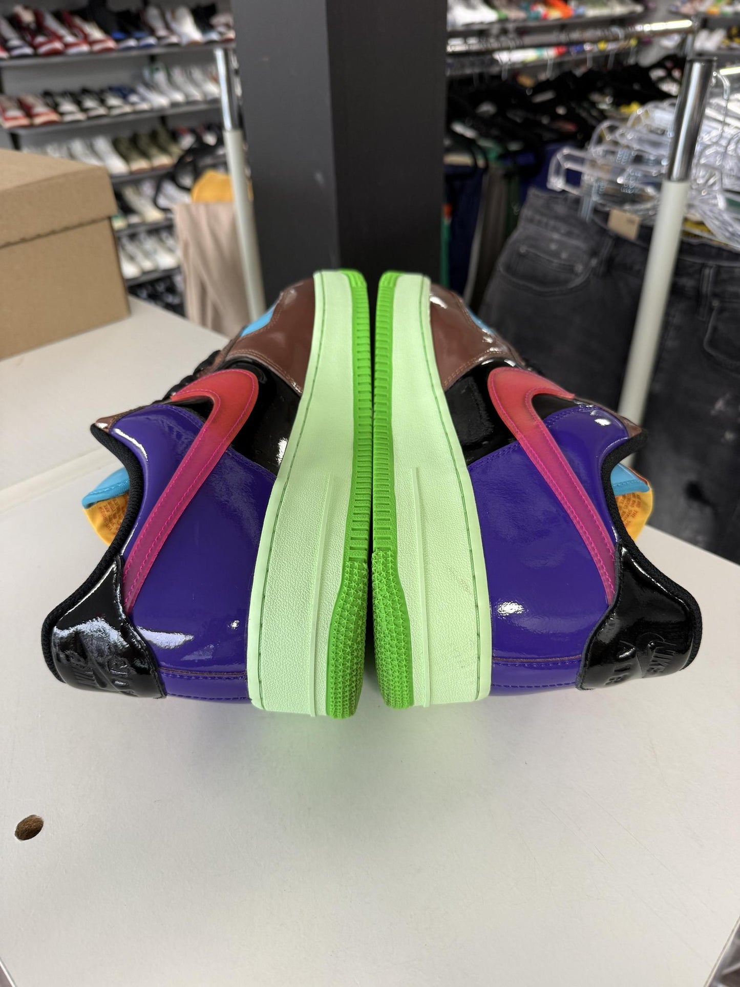 Nike Air Force One Low UNFTD "Multi Color" Used Size 12