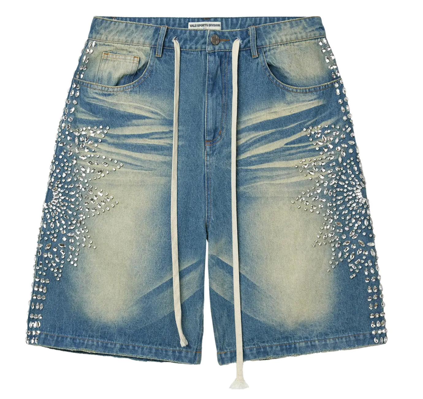 Vale Siren Jean Shorts "Light Wash"