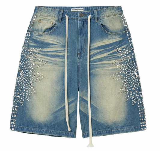 Vale Siren Jean Shorts "Light Wash"