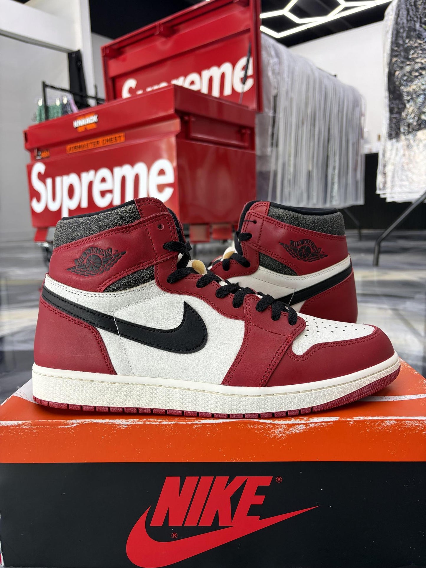 Jordan 1 "Lost And Found" Used Size 12