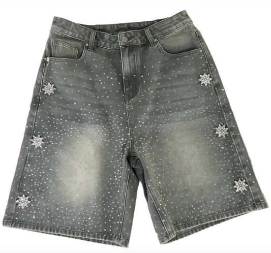 Fraternal Astro Jean Shorts "Washed Olive"
