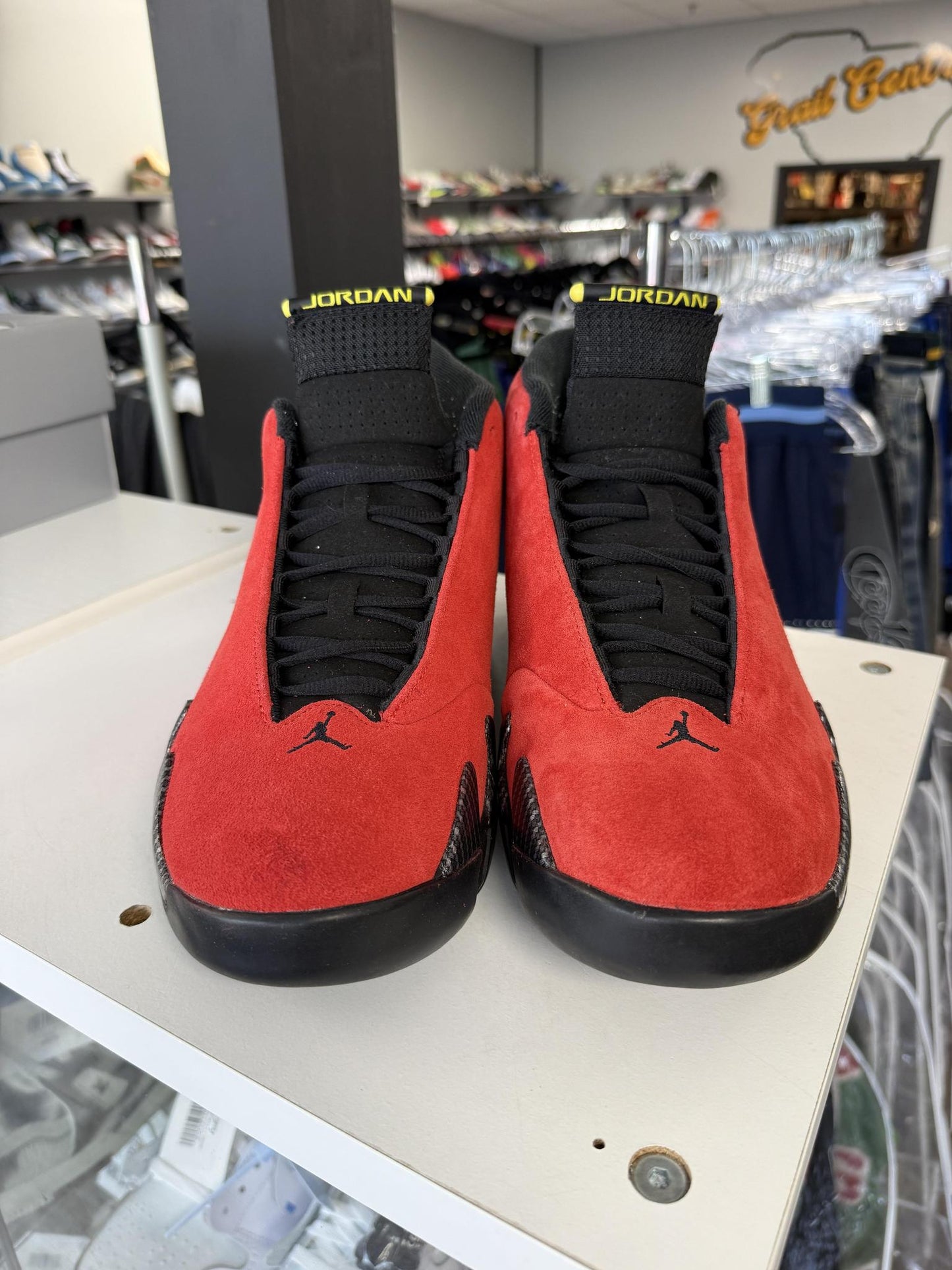 Jordan 14 "Ferrari" Used Size 14