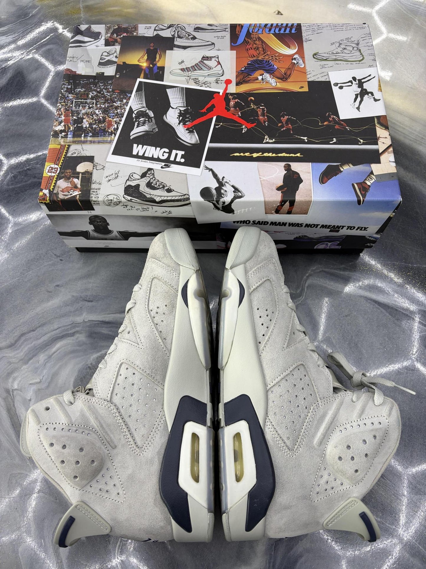 Jordan 6 "Georgetown" Used Size 10