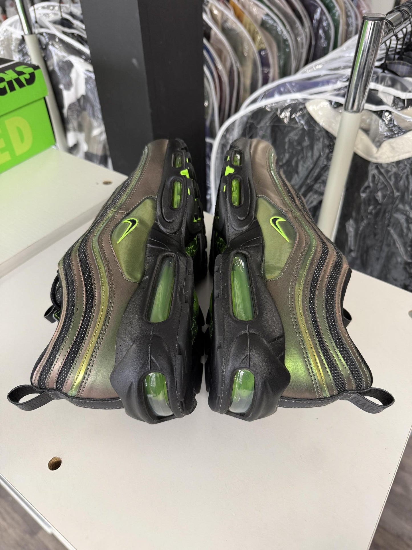Air Max 95/97 "Oregon Ducks" Used Size 13