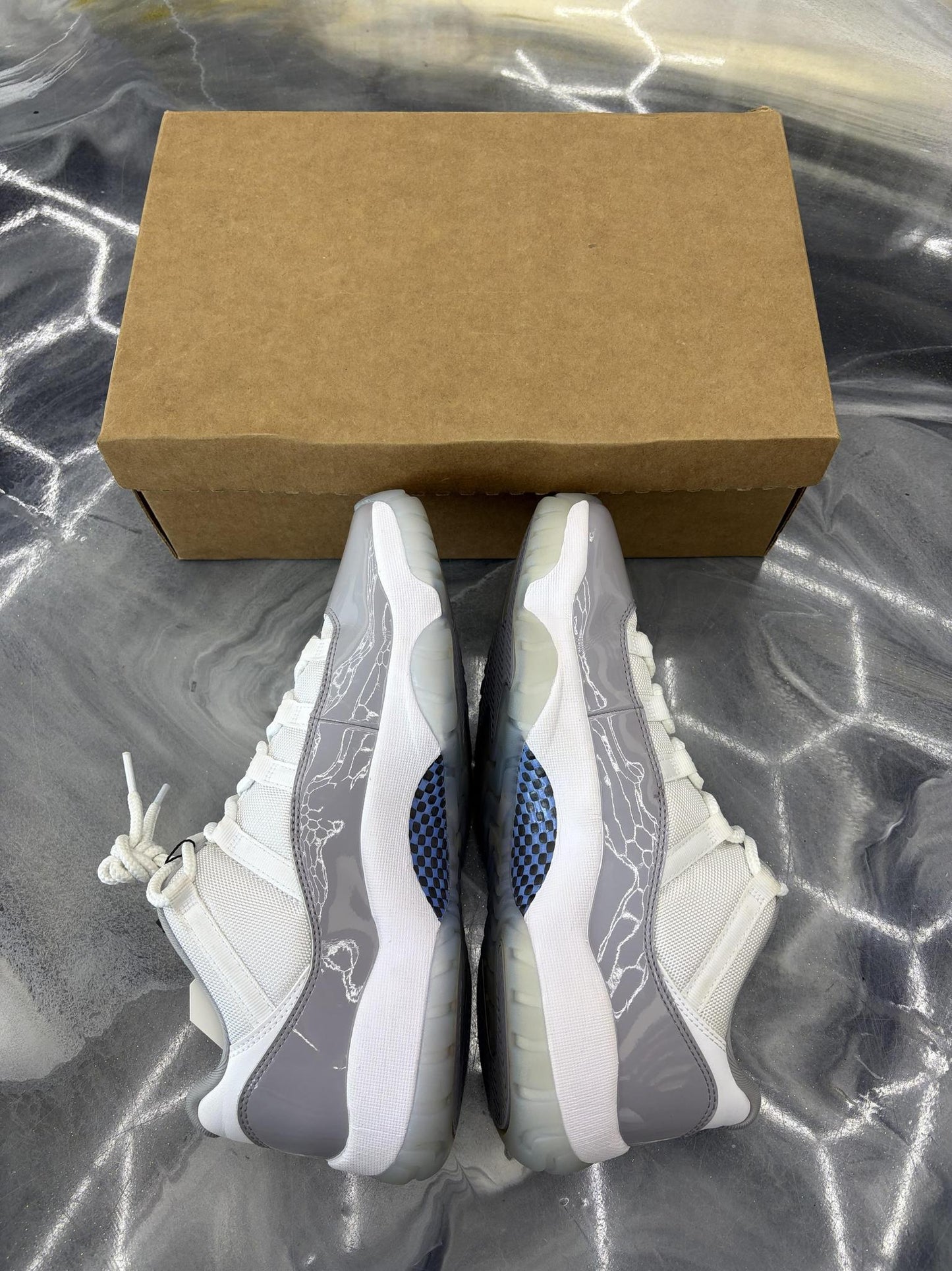 Jordan 11 Low "Grey Cement" Used Size 11