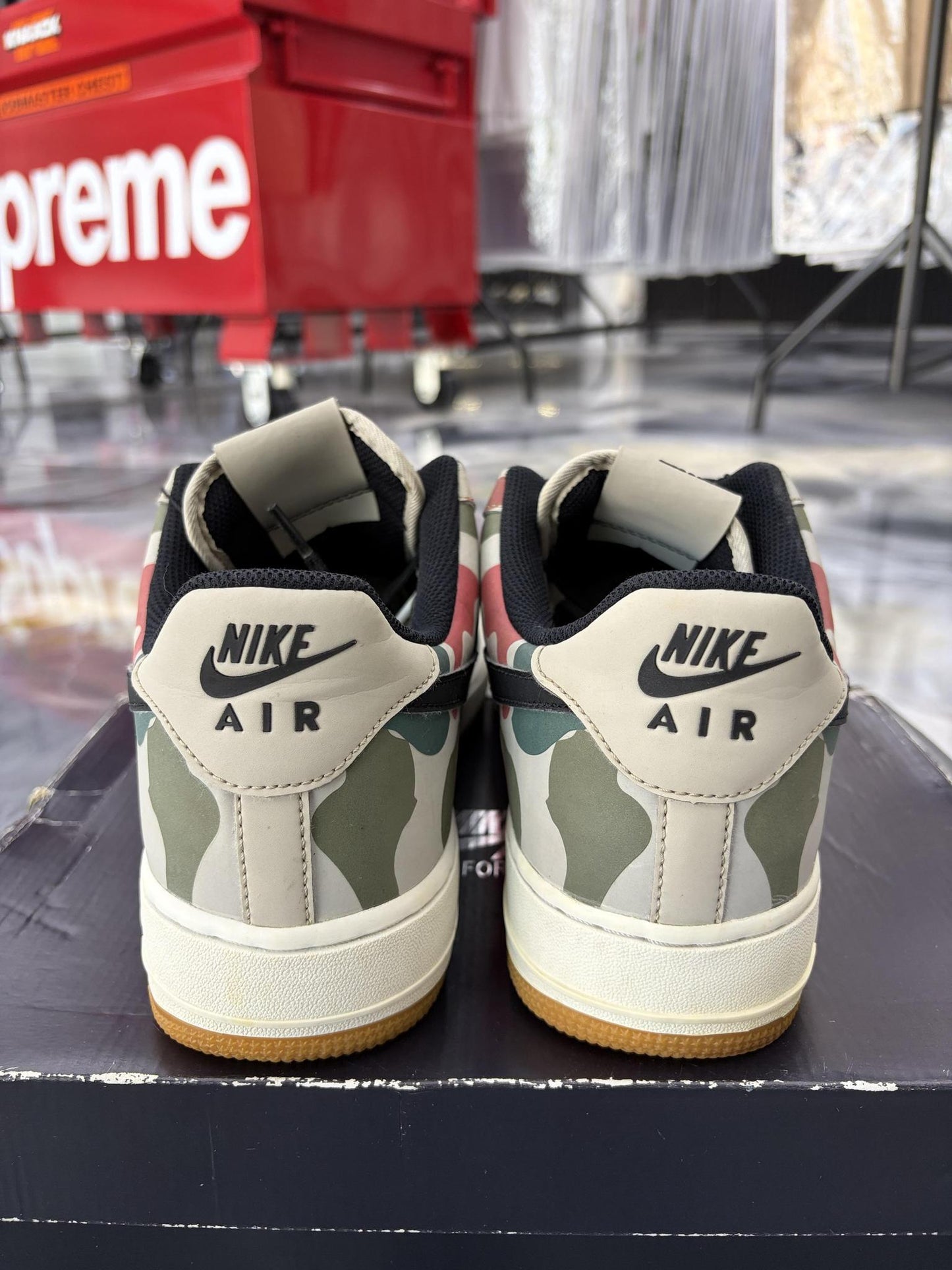 Nike Air Force 1 Low "Reflective Duck Camo" Used Size 11