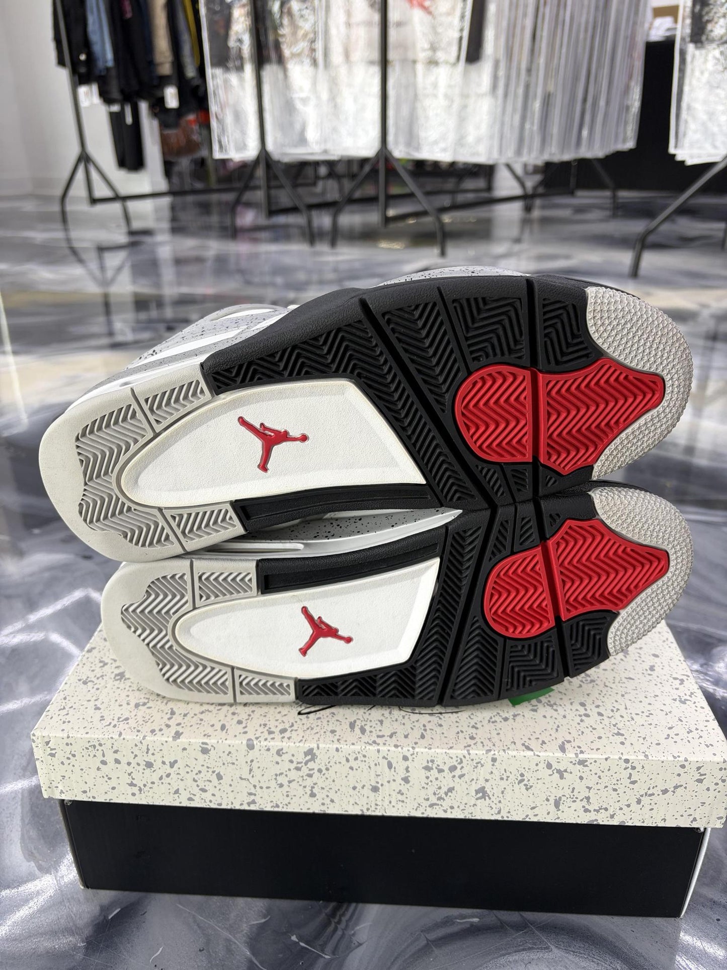 Jordan 4 RM "White Cement" Used Size 10
