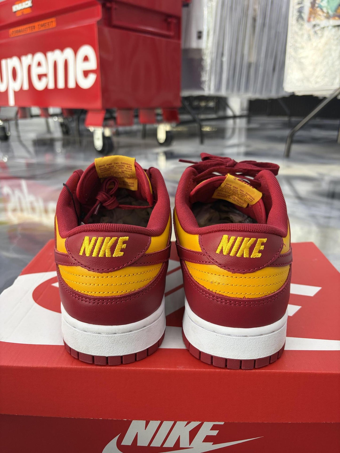 Nike Dunk Low "Midas Gold" Used Size 12