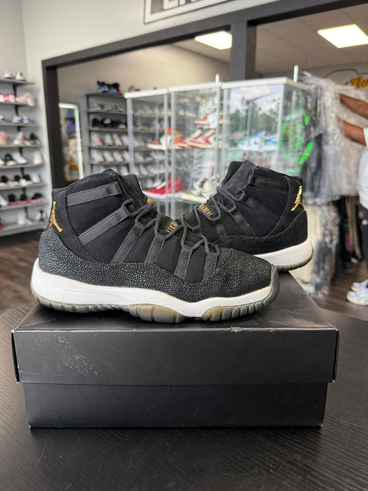 Jordan 11 "Heiress Black" Used Size 5.5Y/7W