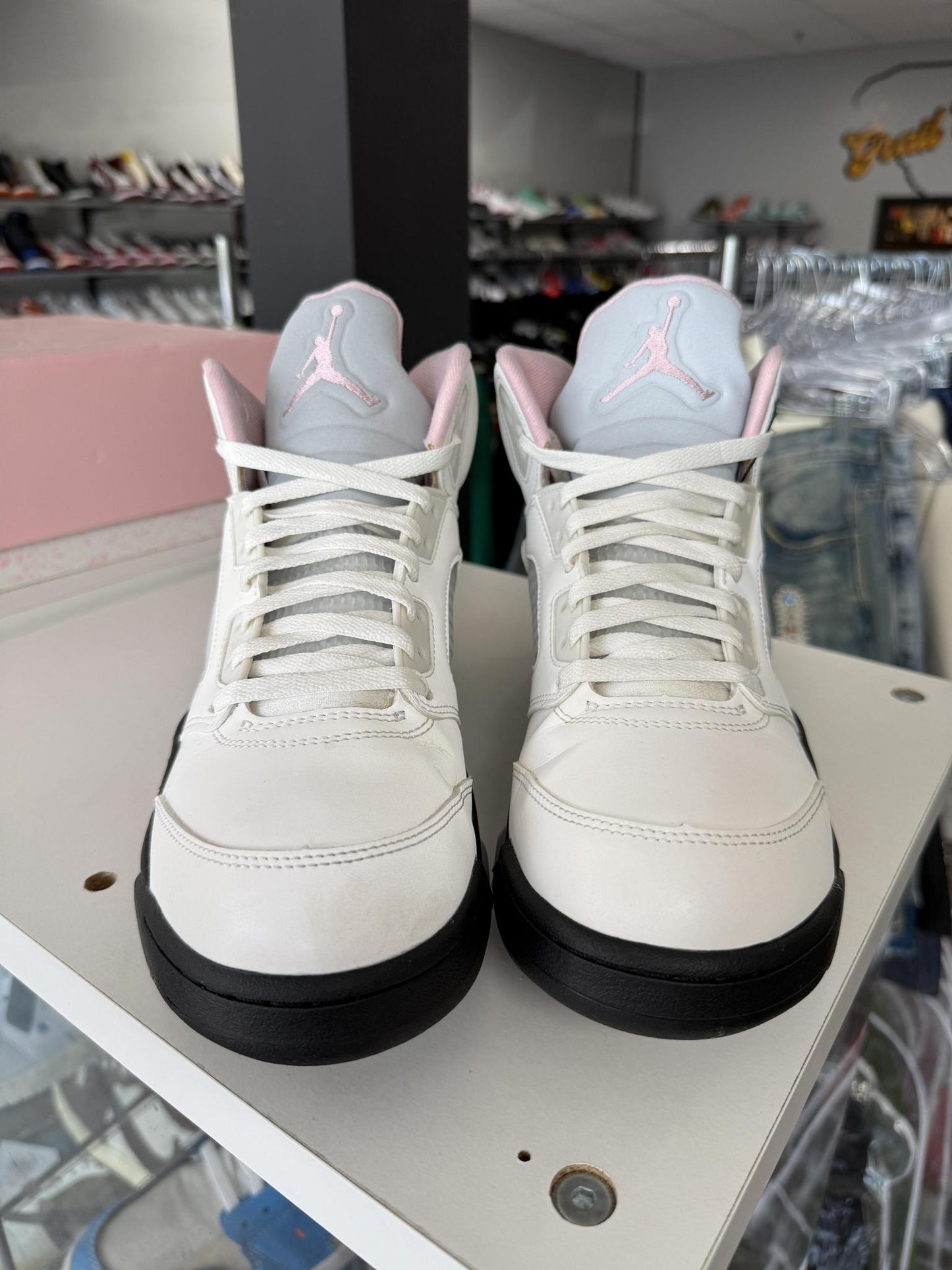 Jordan 5 "Soft Pink" Used Size 9.5