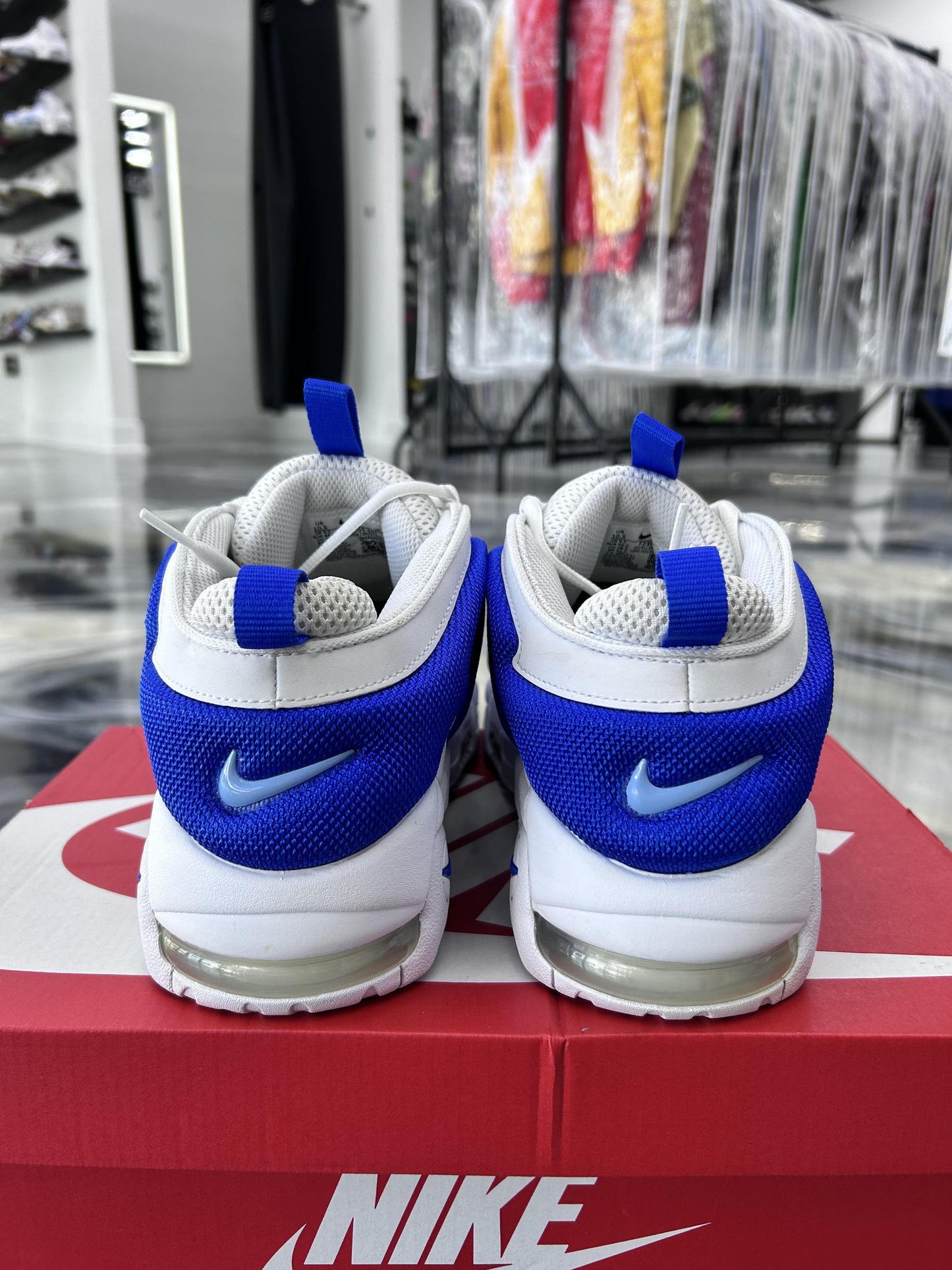 Nike Air Uptempo "Hyper Royal" Used Size 10.5