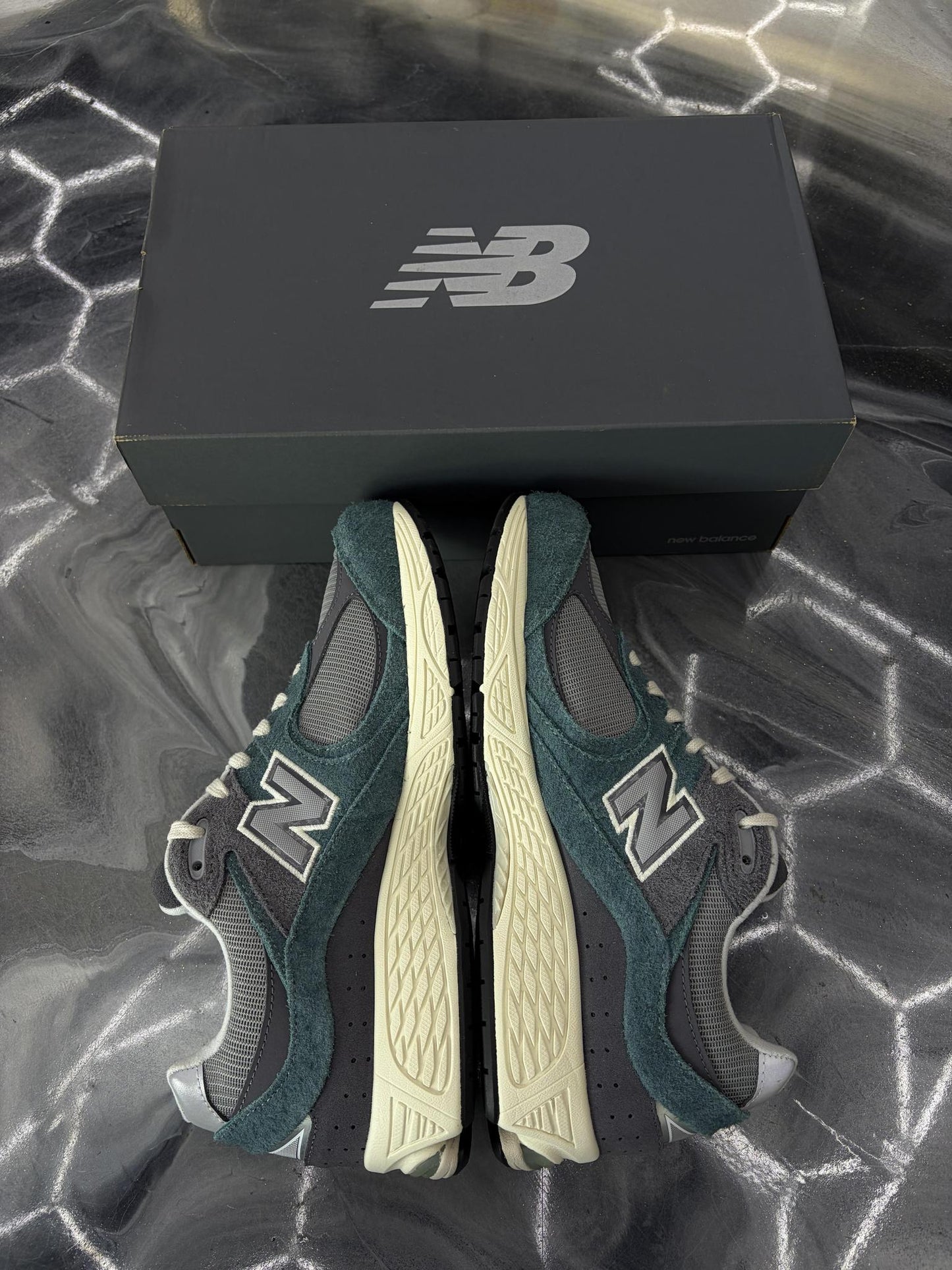 New Balance 2002R "Teal Grey" Used Size 9.5
