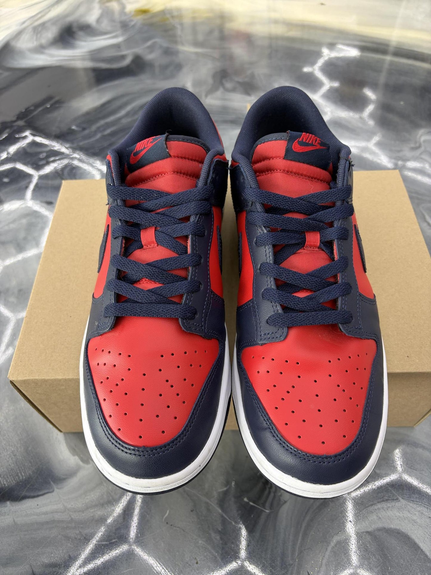Nike Dunk Low "Red Obsidian" Used Size 12