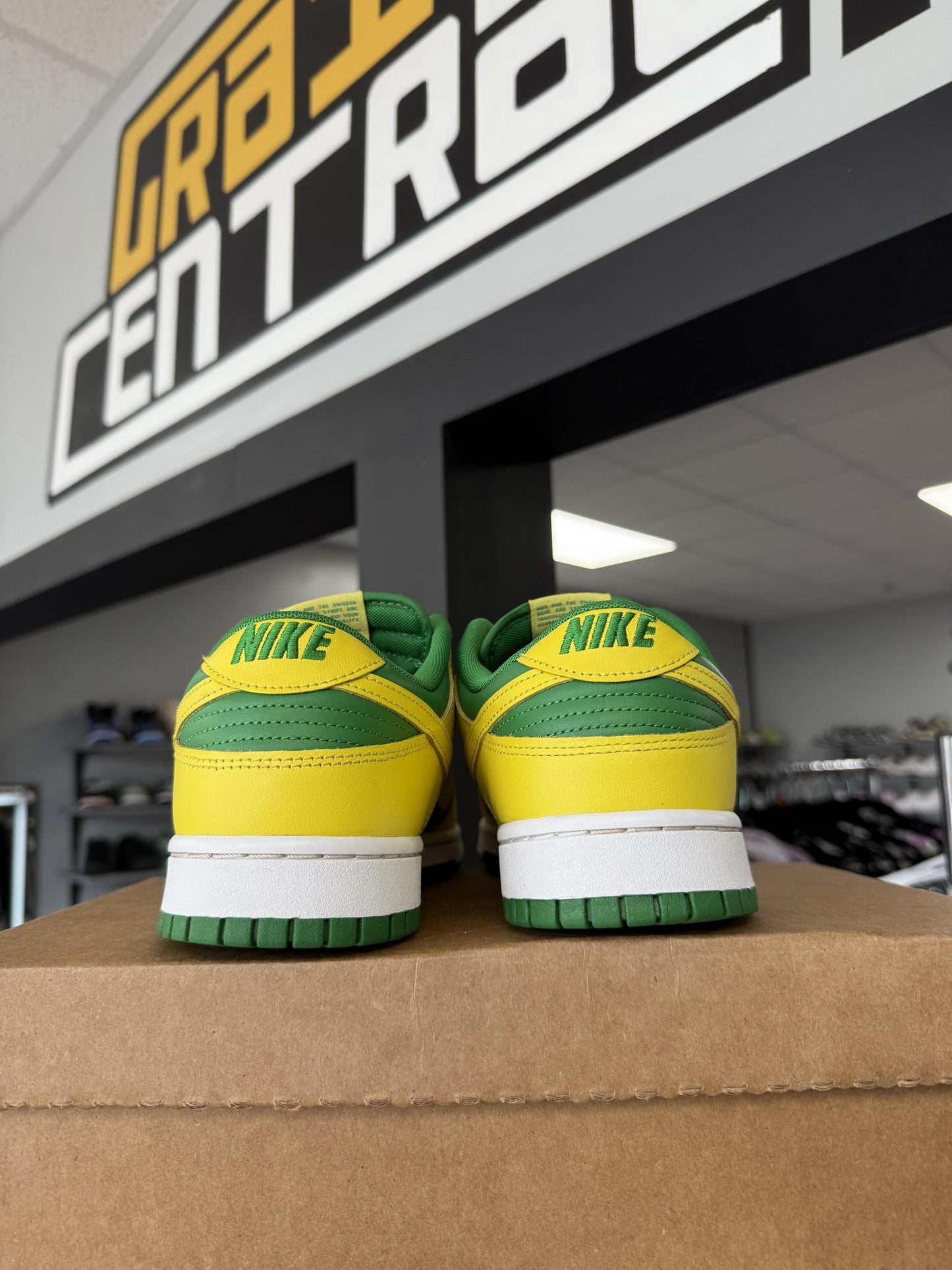 Nike Dunk Low "Reverse Brazil" Used Size 12
