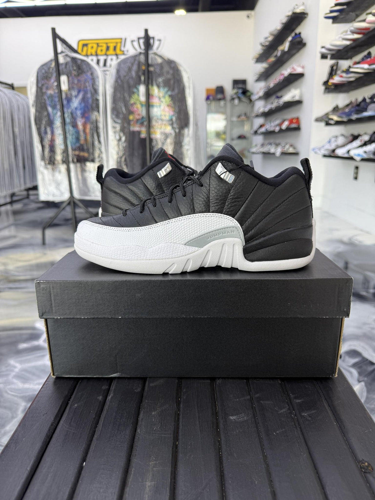 Jordan 12 Low "Playoffs" Used Size 7Y/8.5W