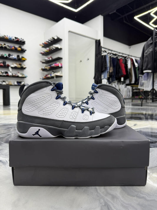 Jordan 9 Retro Flint Grey Used Size 8.5