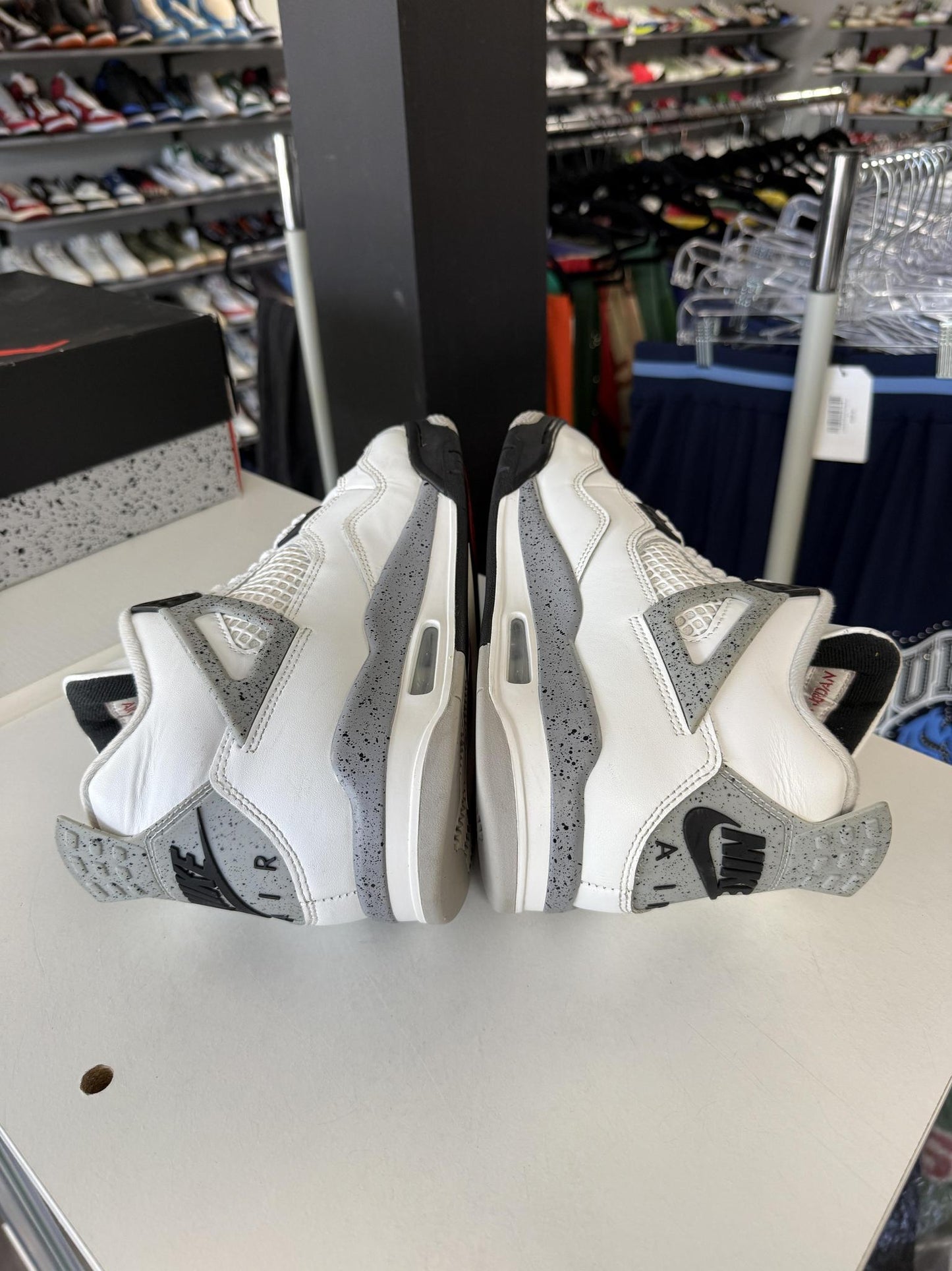 Jordan 4 "White Cement" Used Size 10