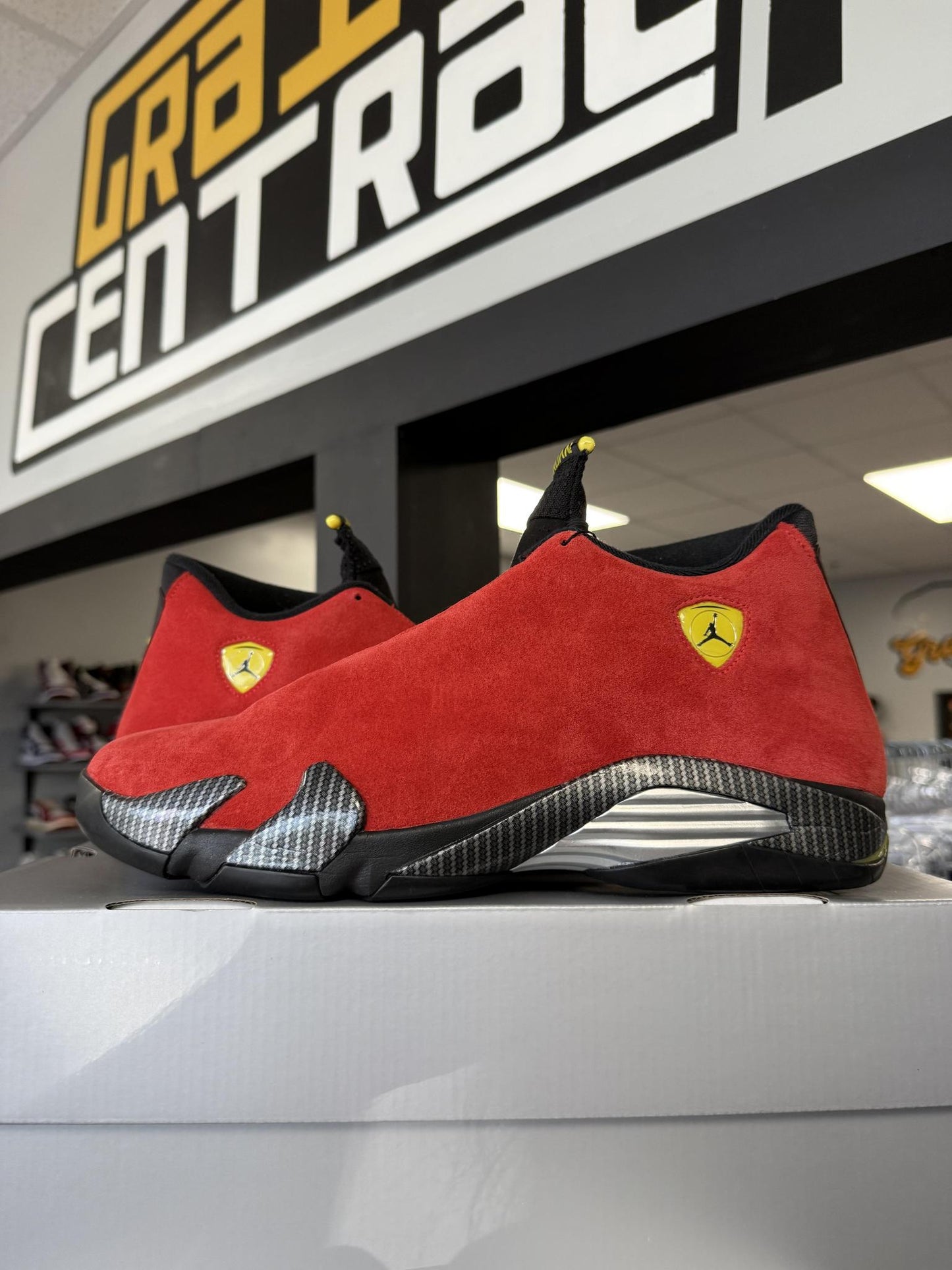 Jordan 14 "Ferrari" Used Size 14