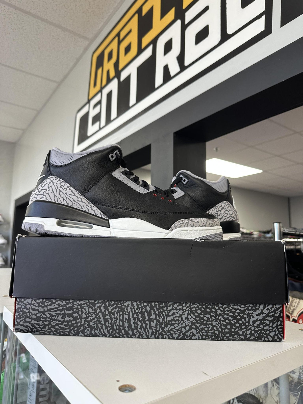 Jordan 3 "Black Cement" Size 12 Used