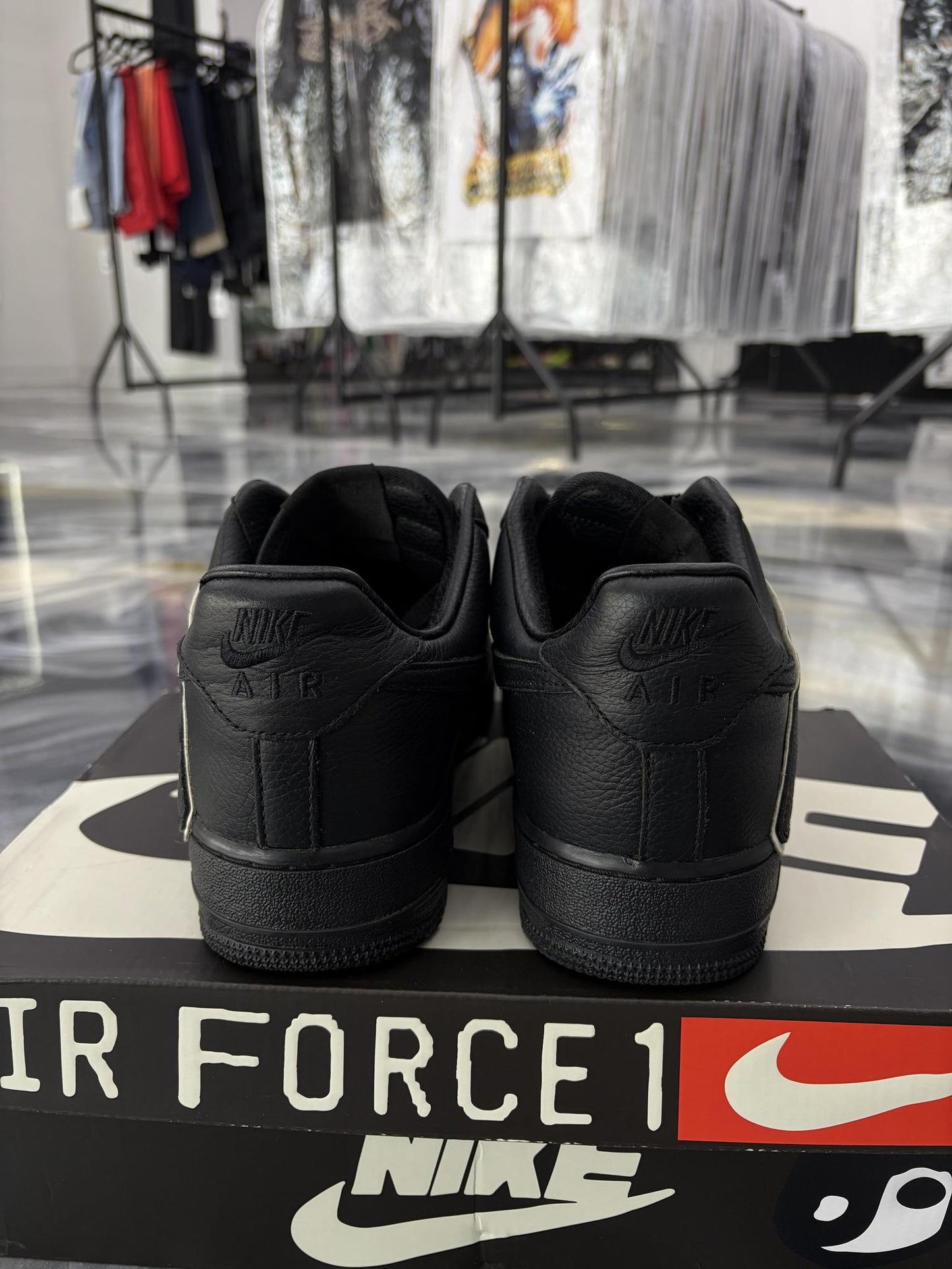 Nike X CPFM Air Force One Low "Black" Used Size 10.5