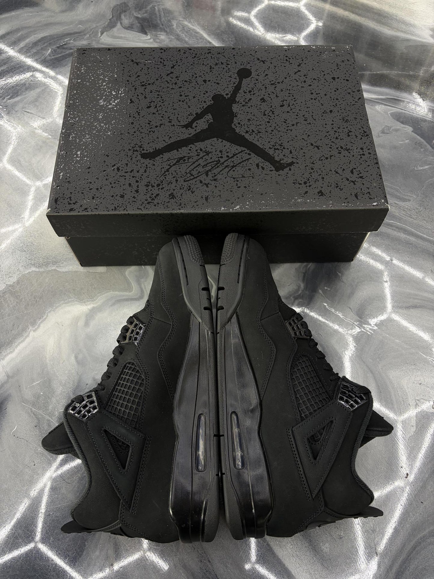 Jordan 4 "Black Cat" Used Size 10.5