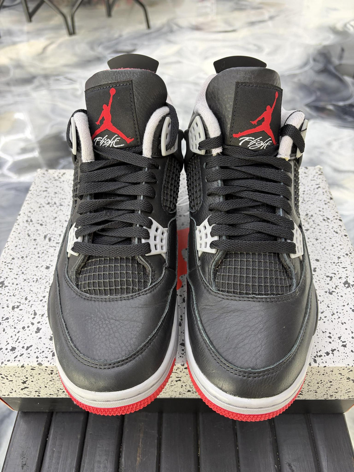 Jordan 4 "Bred Reimagined" Used Size 9
