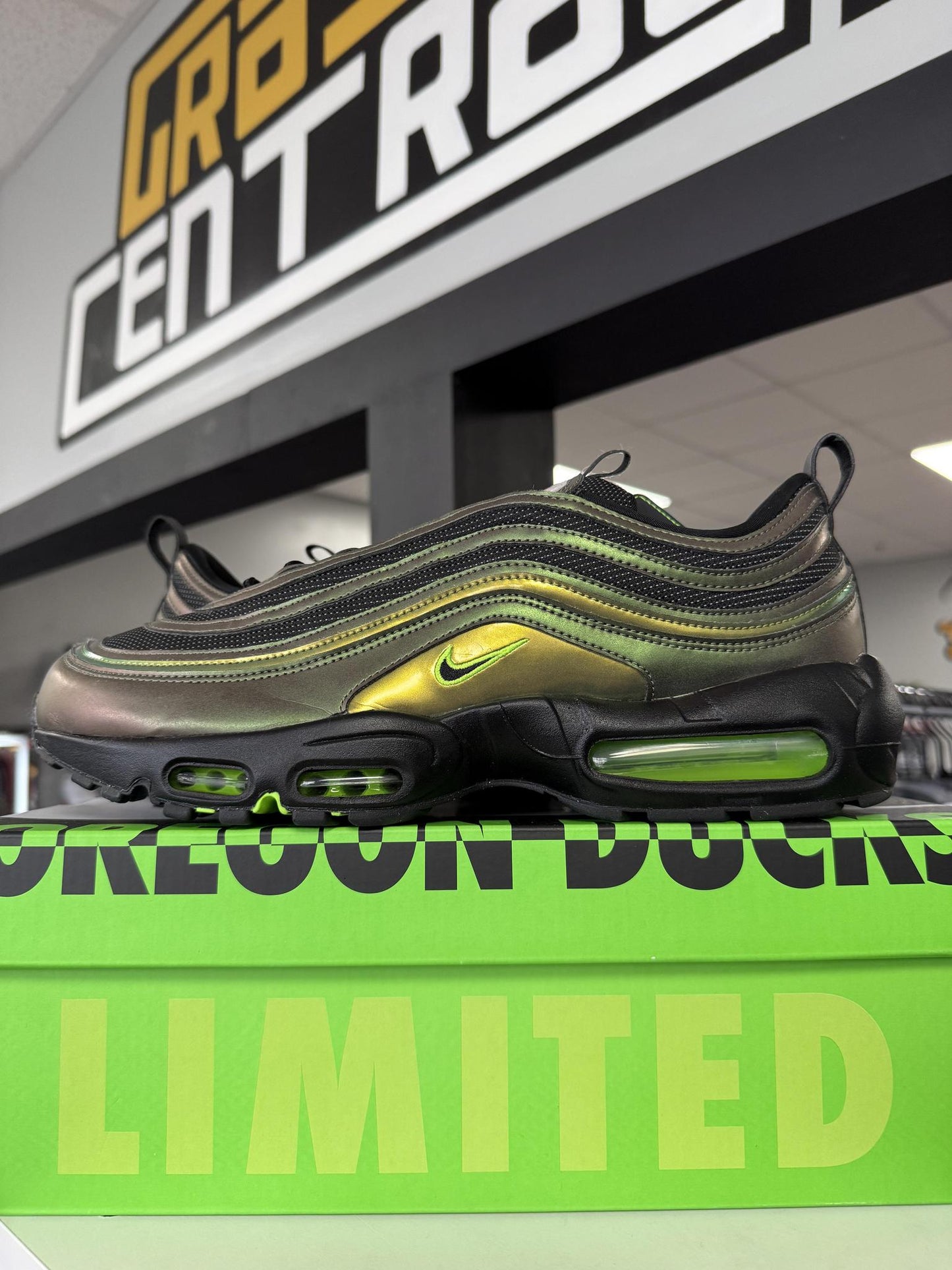 Air Max 95/97 "Oregon Ducks" Used Size 13
