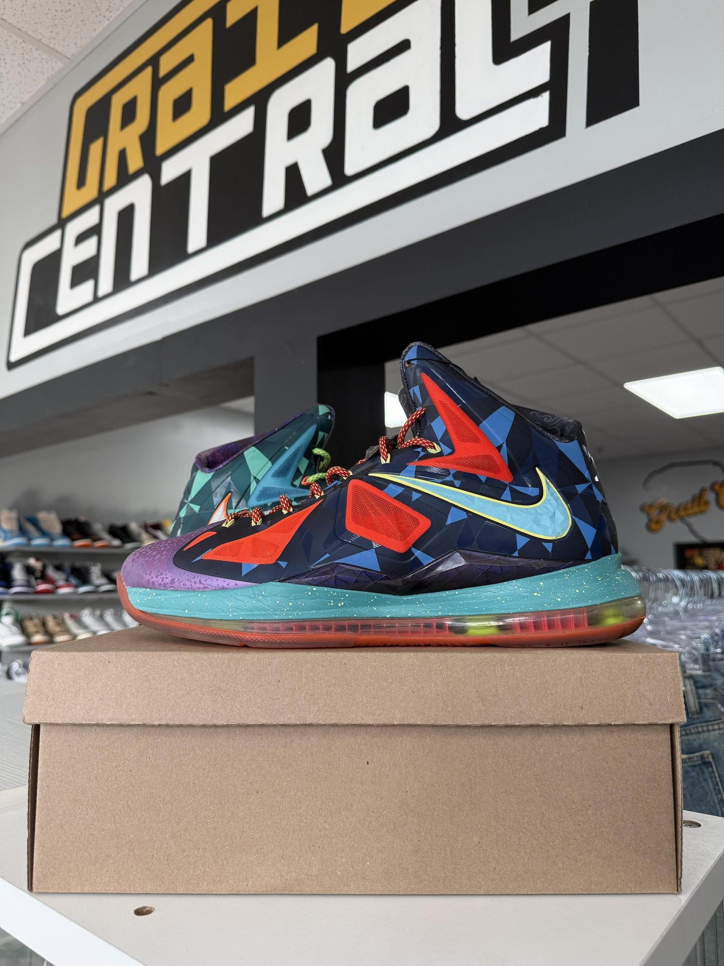 Nike Lebron X "What The MVP" Used Size 14