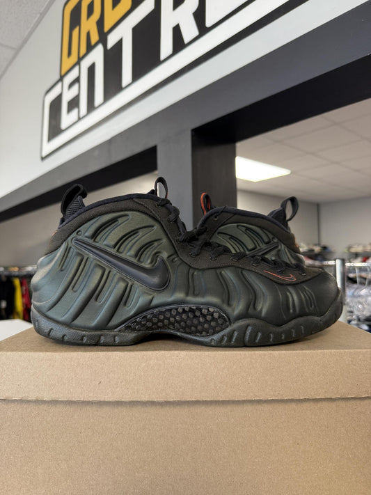 Nike Foamposite "Sequoia" Used Size 10.5