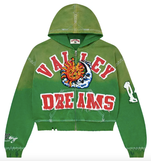 Vale Sunny Zip Up "Green"