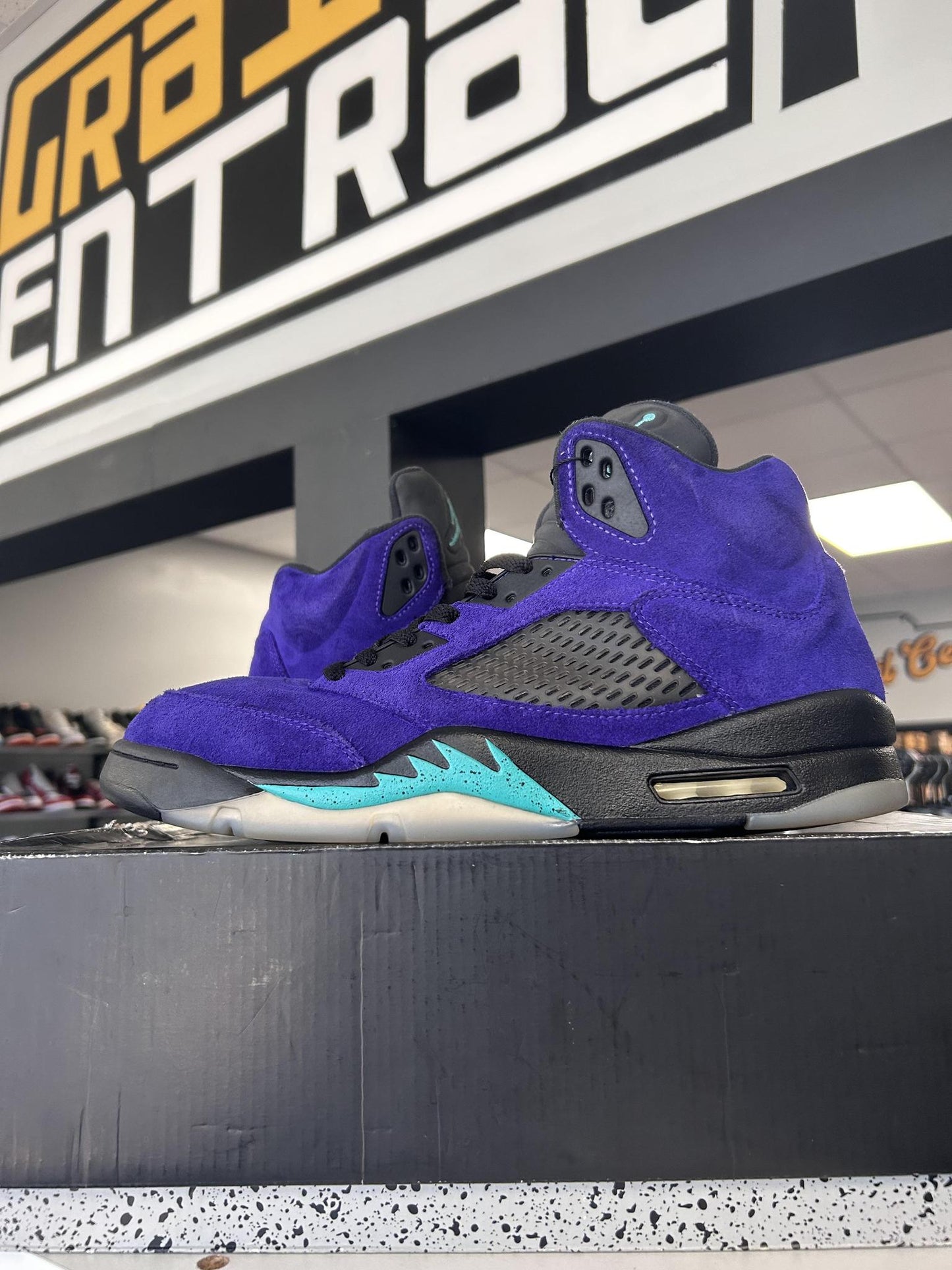 Jordan 5 "Alternate Grape" Used Size 12