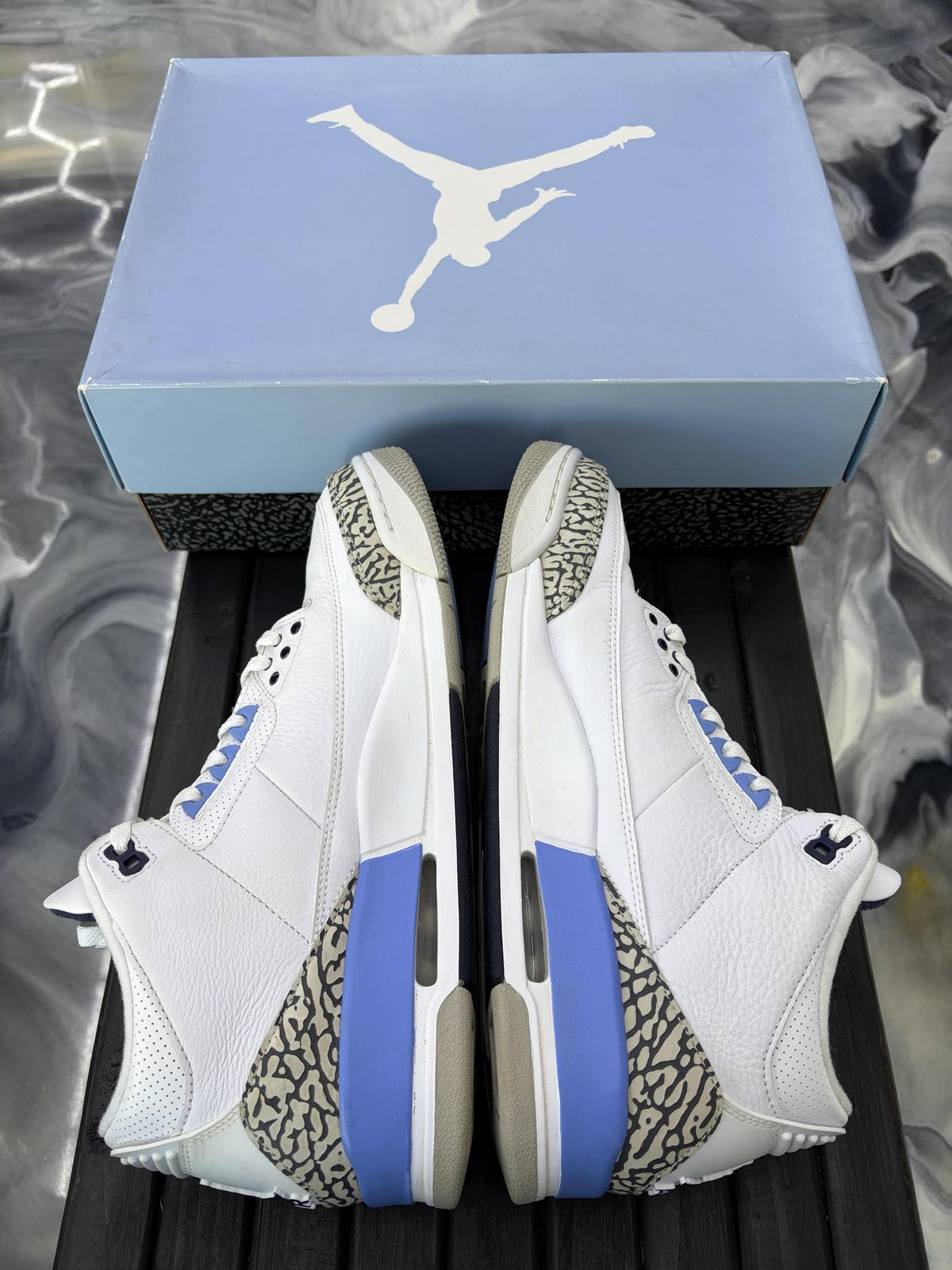 Jordan 3 "UNC" Used Size 11.5