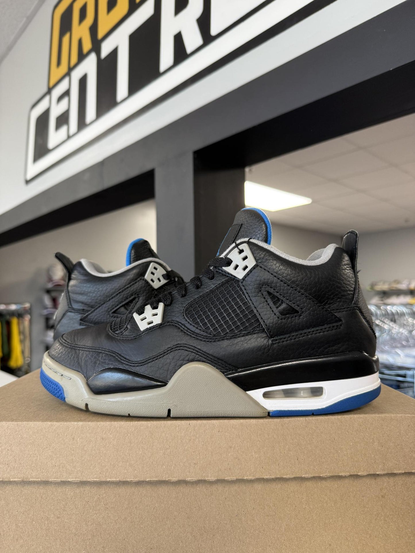 Jordan 4 "Motorsport" Used Size 7Y/8.5W